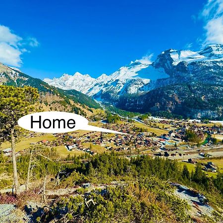 Bellevue & Classy Mountain View Apartment Kandersteg Esterno foto